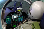 O piloto no cockpit do AMT - Foto: Luciano Porto - luciano@spotter.com.br