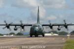 O SC-130 Hercules do Esquadrão Coral retornando para a BACG - Foto: Luciano Porto - luciano@spotter.com.br