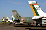 Algumas aeronaves participantes da PARBRA 2005 - Foto: Luciano Porto - luciano@spotter.com.br