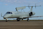 O Embraer R-99A do Esquadro Guardio  sempre a primeira aeronave a decolar - Foto: Equipe SPOTTER