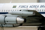 O KC-137 est equipado com casulos para reabastecimento em voo na pontas das asas - Foto: Equipe SPOTTER