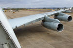 O Boeing KC-137 no ptio da Base Area de Braslia - Foto: Equipe SPOTTER