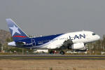Airbus A318 - LAN Chile - Foto: Equipe SPOTTER