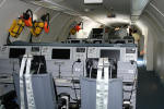 Interior do Boeing E-3D Sentry da Royal Air Force - Foto: Equipe SPOTTER