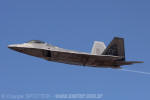 Lockheed Martin / Boeing F-22A Raptor da USAF - Foto: Equipe SPOTTER