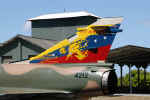 O FAV 4212  um dos Mirage 50DV que receberam pinturas especiais para comemorar os 30 anos de uso do Mirage na Fora Area Venezuelana - Foto: Paulo Marques - paulomarques.eventos@ig.com.br