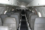 Interior do Embraer EMB-120 Braslia da America Air - Foto: Equipe SPOTTER