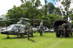 Um HM-1 Pantera sendo reabastecido para mais uma misso - Foto: Luciano Porto - luciano@spotter.com.br