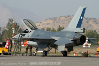 Lockheed Martin F-16AM Fighting Falcon - Fora Area do Chile - FIDAE 2008 - Santiago - Chile - 02/04/08 - Luciano Porto - luciano@spotter.com.br