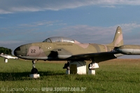 Lockheed T-33A T-Bird - Fora Area do Paraguai - Base Area de Campo Grande - Assuno - Paraguai - 10/04/04 - Luciano Porto - luciano@spotter.com.br