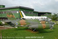 Embraer AT-26 Xavante e Embraer C-95 Bandeirante - FAB - Praa em frente ao CENIPA - Braslia - DF - 10/12/10 - Ruy Barbosa Sobrinho - ruybs@hotmail.com