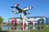 Lockheed T-33A T-Bird - Thunderbirds - USAF - Central Florida Aerospace Academy - Lakeland - FL - USA - 01/04/11 - Luciano Porto - luciano@spotter.com.br