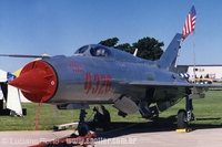 Mikoyan Gurevich MiG-21F Fishbed C - Fora Area do Vietnam do Norte - EAA Air Museum - Oshkosh - WI - USA - 02/08/97 - Luciano Porto - luciano@spotter.com.br